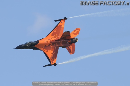 2009-06-27 Zeltweg Airpower 0498 General Dynamics F-16 Fighting Falcon - Dutch Air Force